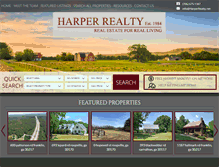 Tablet Screenshot of harperrealty.net